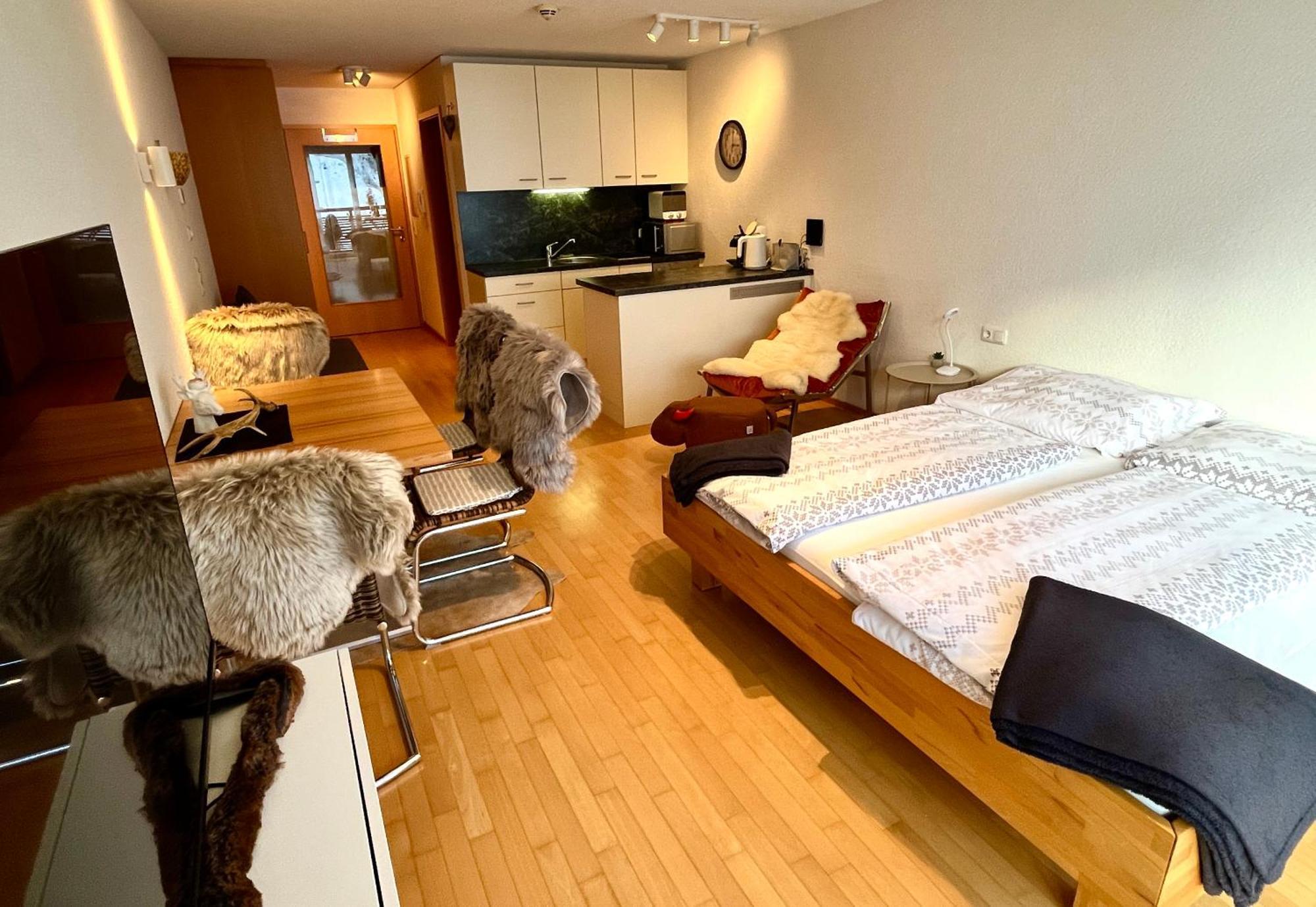 Sonniges Bergblick-Appartement Damuels Exteriér fotografie
