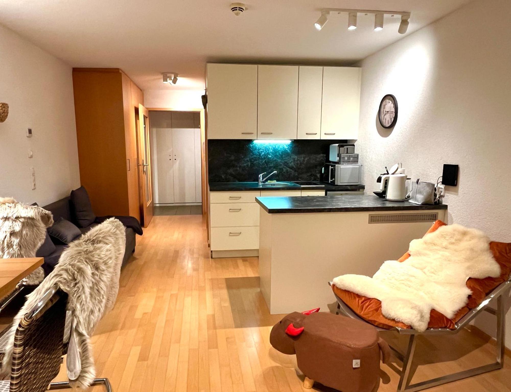 Sonniges Bergblick-Appartement Damuels Exteriér fotografie
